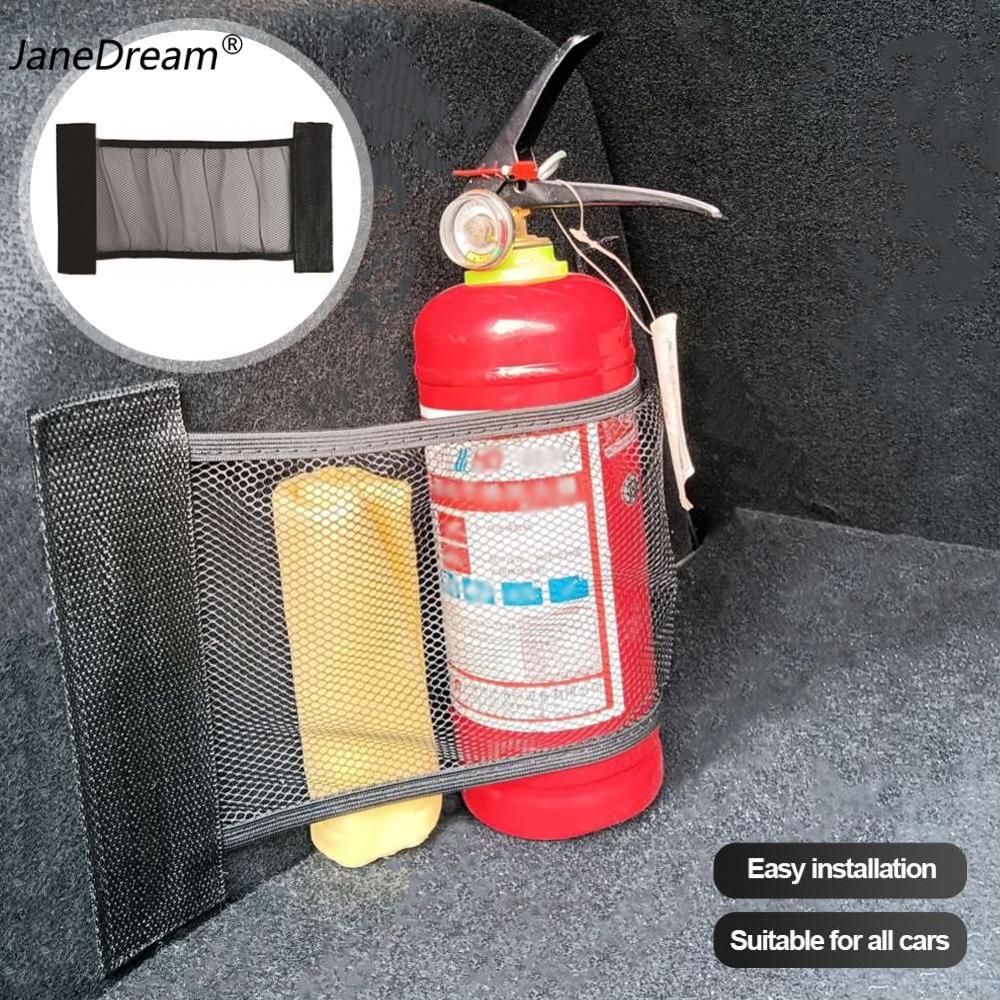 Janedream xe trở lại cốp sau lưu trữ Net đàn hồi mạng lưới Stick-On loại túi lưới hộp Xếp Đồ cho xe ô tô phụ kiện nội thất túi lưng BYD Atto 3