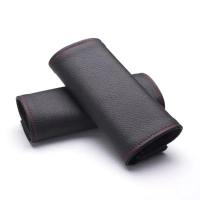 ROULING 2PCS Da PU Ốp tay nắm cửa Đàn hồi Chống trơn trượt Ống  bên trong xe Bền bỉ Vải chống mài mòn Ốp bảo vệ tay nắm cửa Nội thất ô tô