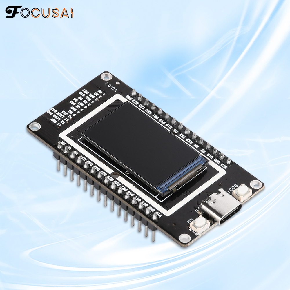 Focusai ESP32 1.4-inch màn hình LCD Wifi Bluetooth bảng mạch phát triển onboard mô-đun ESP32-WROOM-3