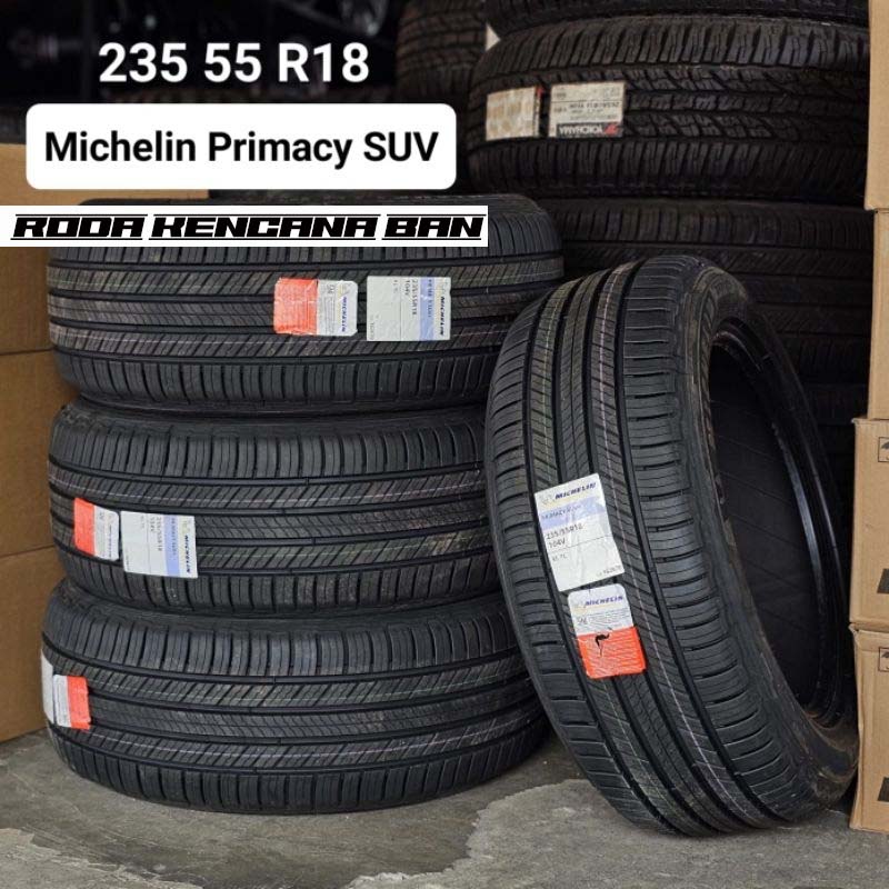 Michelin Primacy 4 Size 235/55 R18 Ban Mobil Kia Sportage EX, Toyota Harrier New Harga 2,720,000 rupiah*Gratis Ongkir