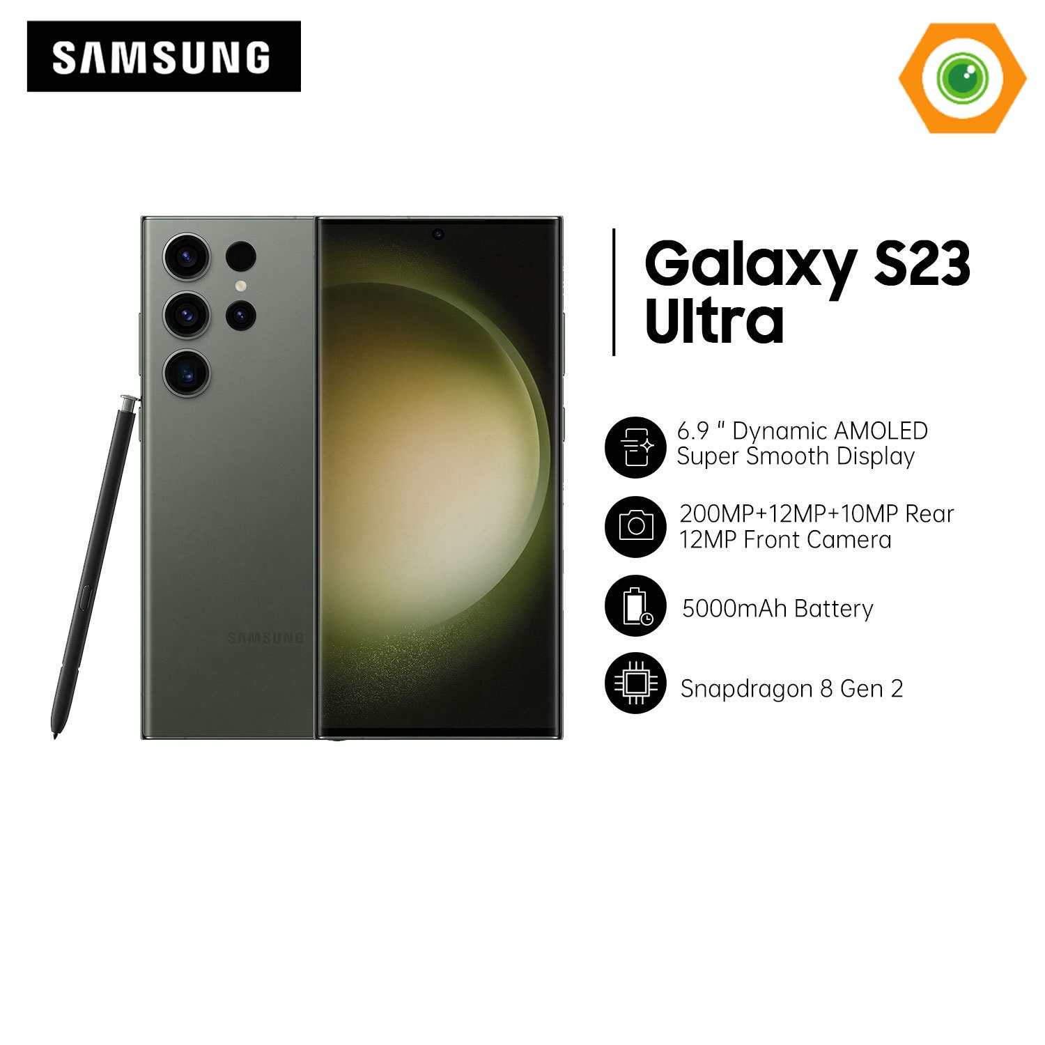 Điện thoại samsung galaxy s23 ultra 5g 8gb/256gb - hàng chính hãng