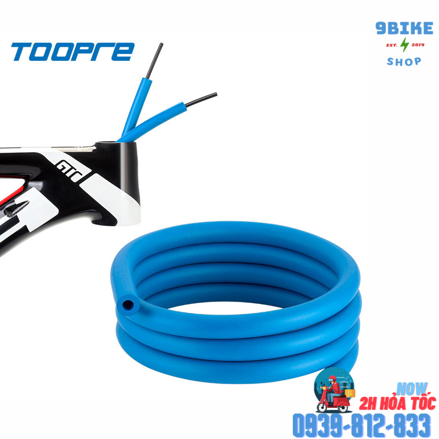 Dây xốp âm sườn xe đạp chống va đập TOOPRE