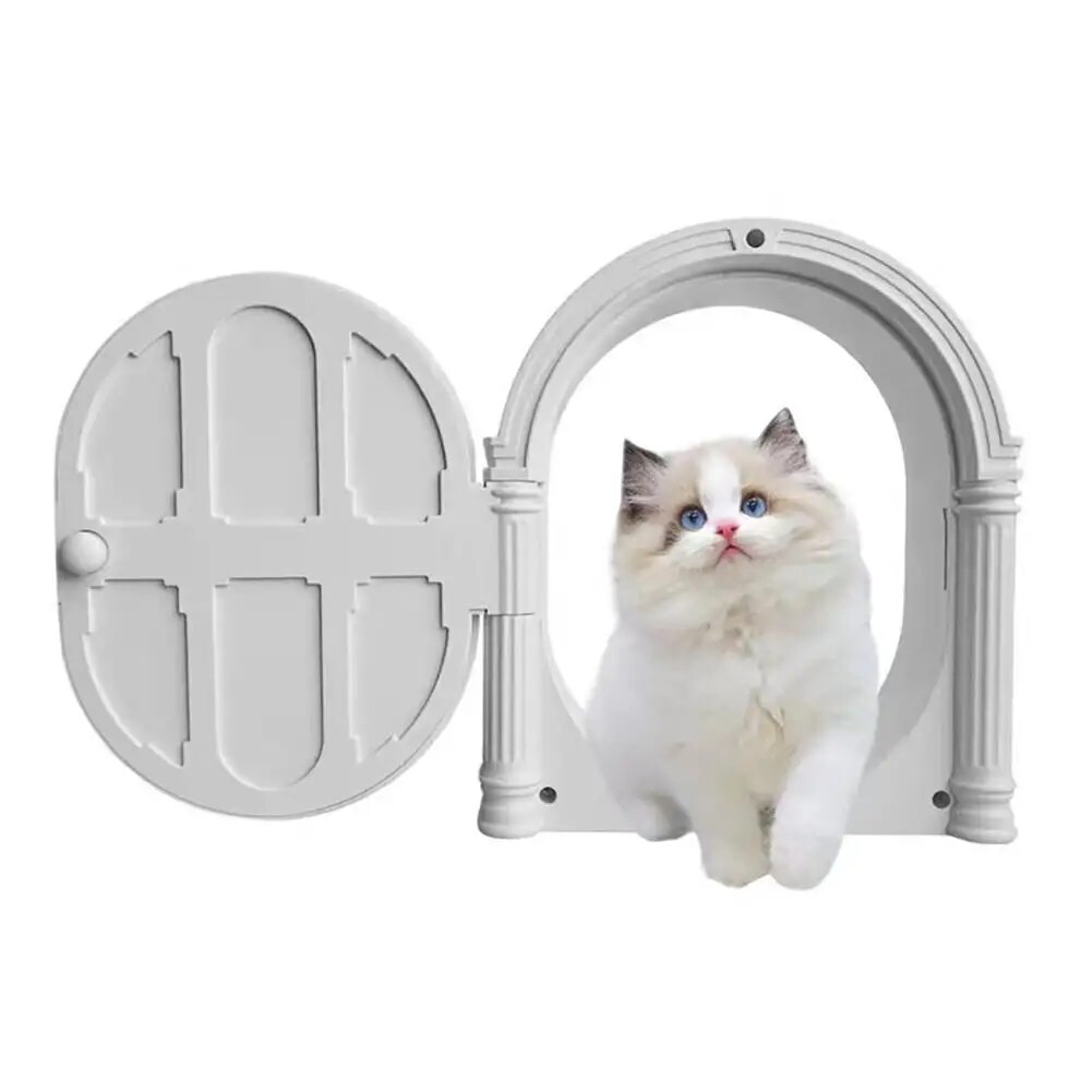 Nội thất cửa cho mèo lớn không có nắp vật nuôi cửa bảo mật 7.08x9.44 inch cho mèo lên đến 20 lbs không có đào tạo cần thiết 2023 mới