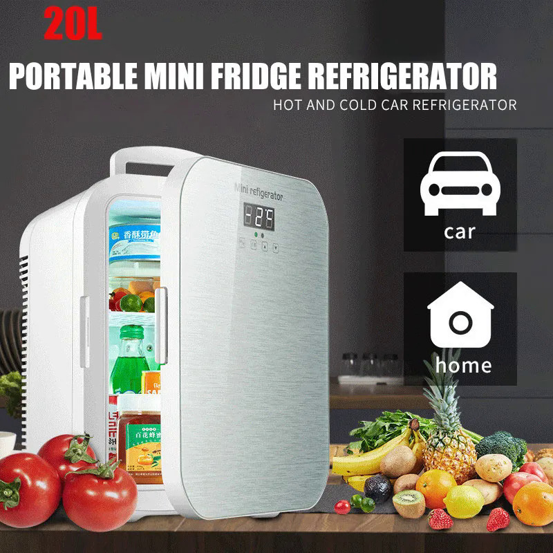 20L 12V Mini Tủ Lạnh Tủ Lạnh Xe Nhỏ Tủ Lạnh Tủ Đông Cắm Trại Di Động Làm Mát Nhà Bếp Tủ Lạnh Tủ Lạnh Cho Phòng Ngủ
