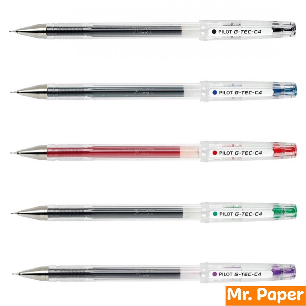 Pilot G-Tec-C Pen | 0.3mm 0.4mm | BL-GC3 BL-GC4 | Gtec Gtech G-tech | Gel Sign | Mr. Paper