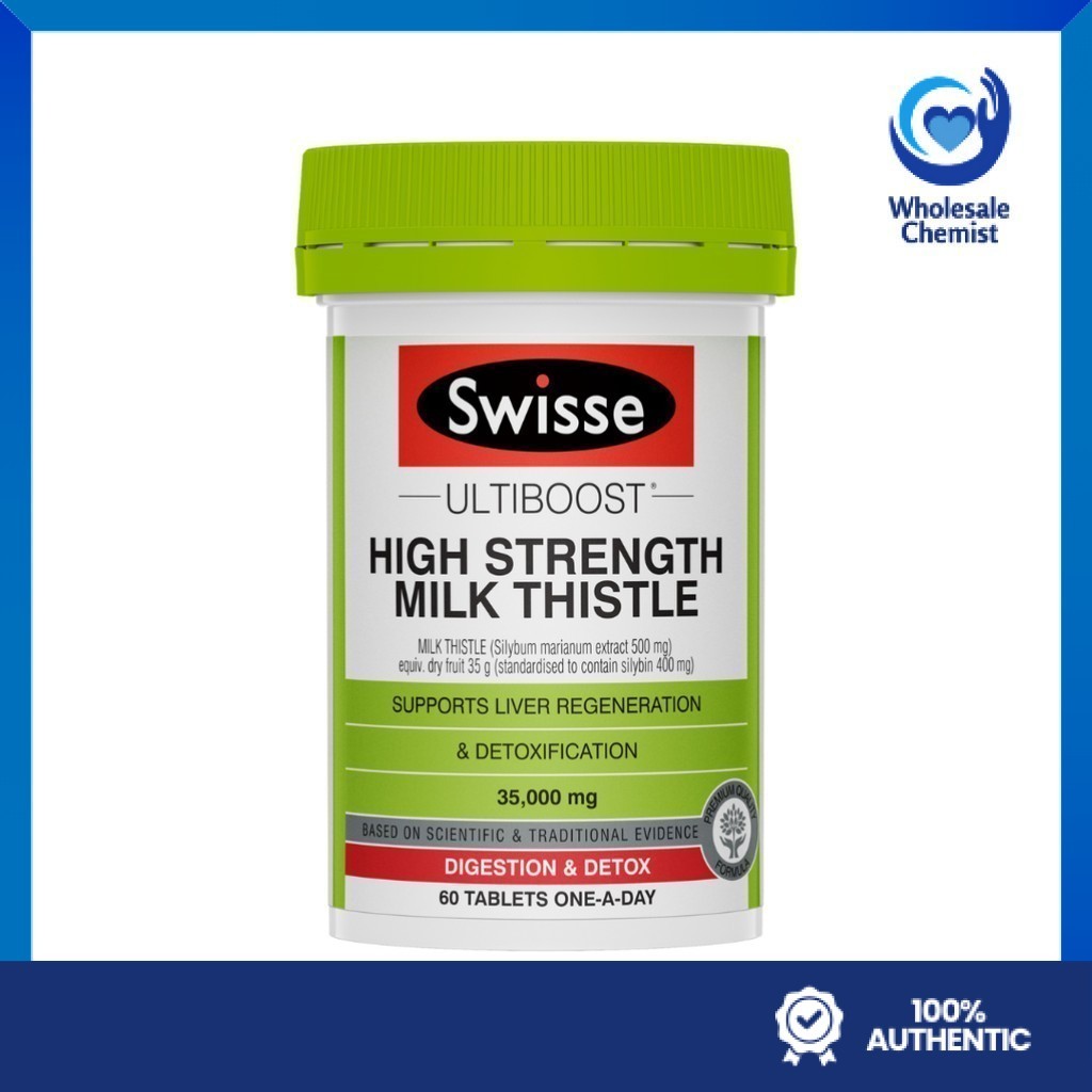 Swisse Ultiboost High Strength Milk Thistle (60 Tablets)/Ultiboost Calcium + Vitamin D (90Tabs)/Ultiboost Iron (30 Tabs) ` Harga  108 Ringgit*Penghantaran Percuma
