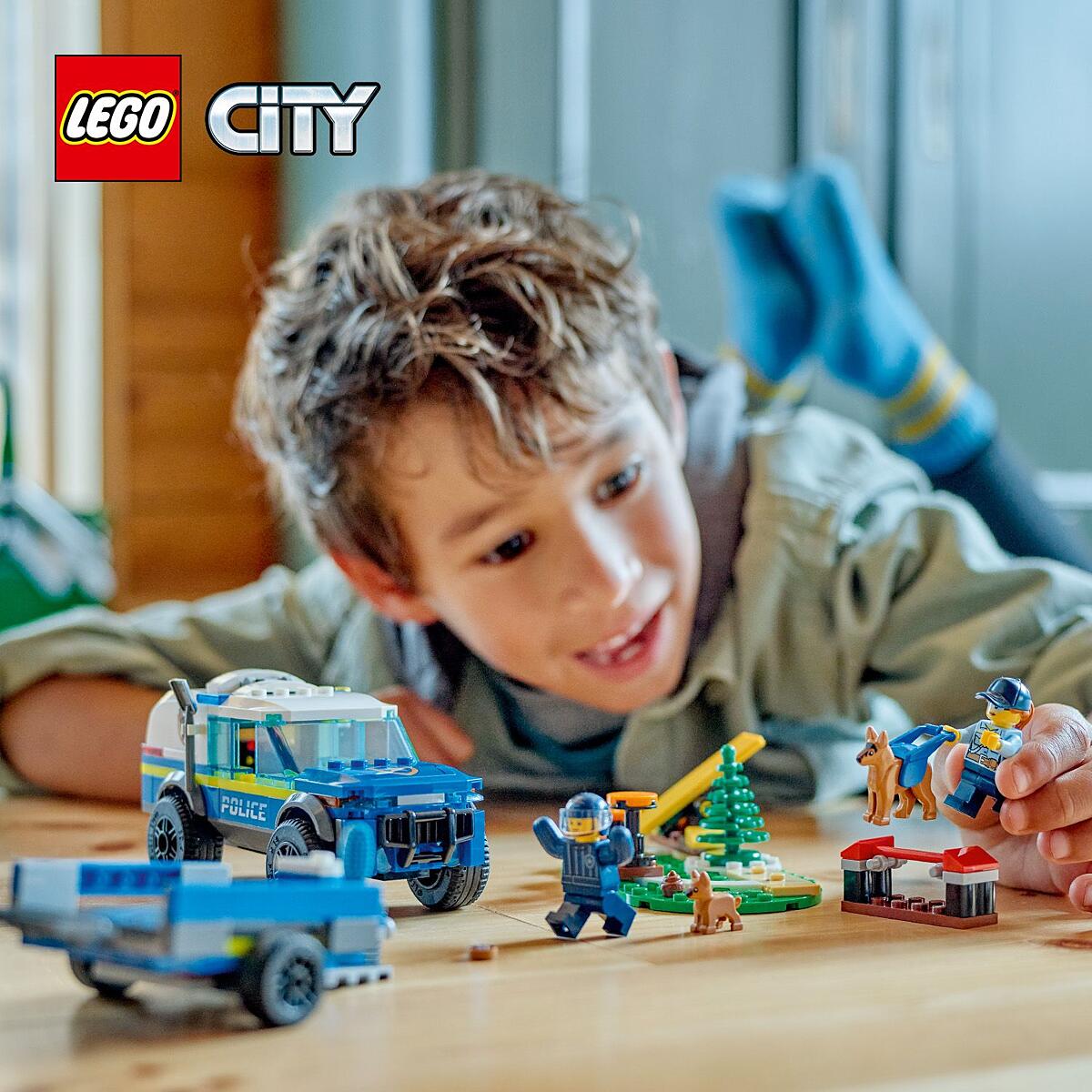 LEGO City 60369 Xe Huấn Luyện Cảnh Khuyển (197 Chi Tiết)