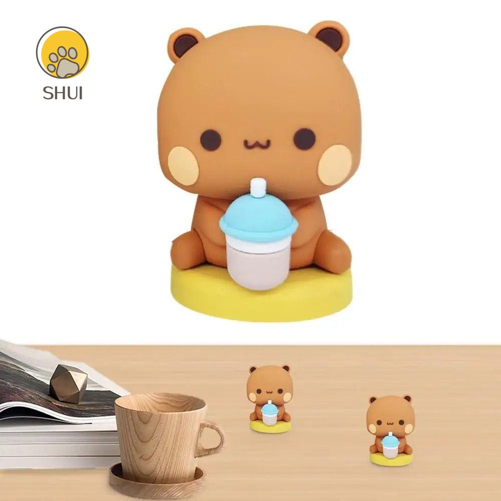 SHUI70300 Gấu trúc Mô hình gấu trúc Bubu DUDU Gấu Mô hình anime Búp bê Mô hình tượng Bubu Dễ thương 