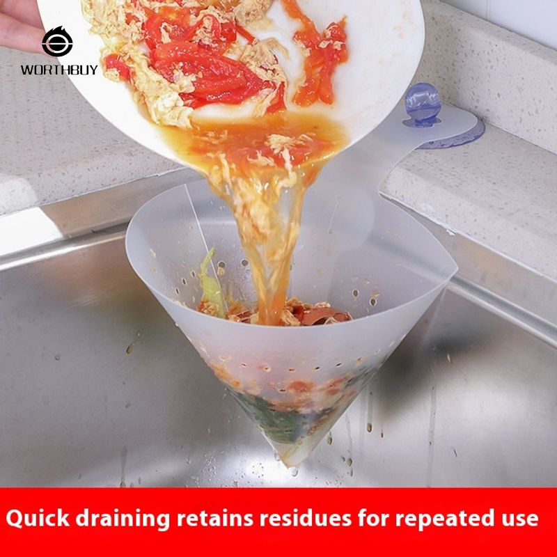 Bồn Rửa Nhà Bếp lưới lọc tự đứng túi nước rửa chén rửa rau rửa chén túi đựng rác tiện lợi hồ bơi chống chặn Túi dư lượng