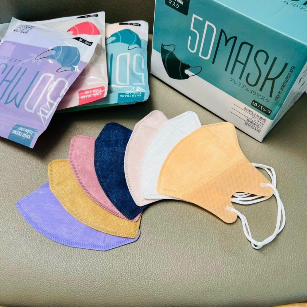 Khẩu Trang Y Tế 5D Mask Tuấn Anh, Khẩu Trang Kháng Khuẩn Chống Tia UV Hope New.Store