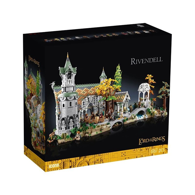 LEGO Lord of the Rings Hobbit Lord of the Rings Valley of the Rings Rivendell Castle 10316 Childrens