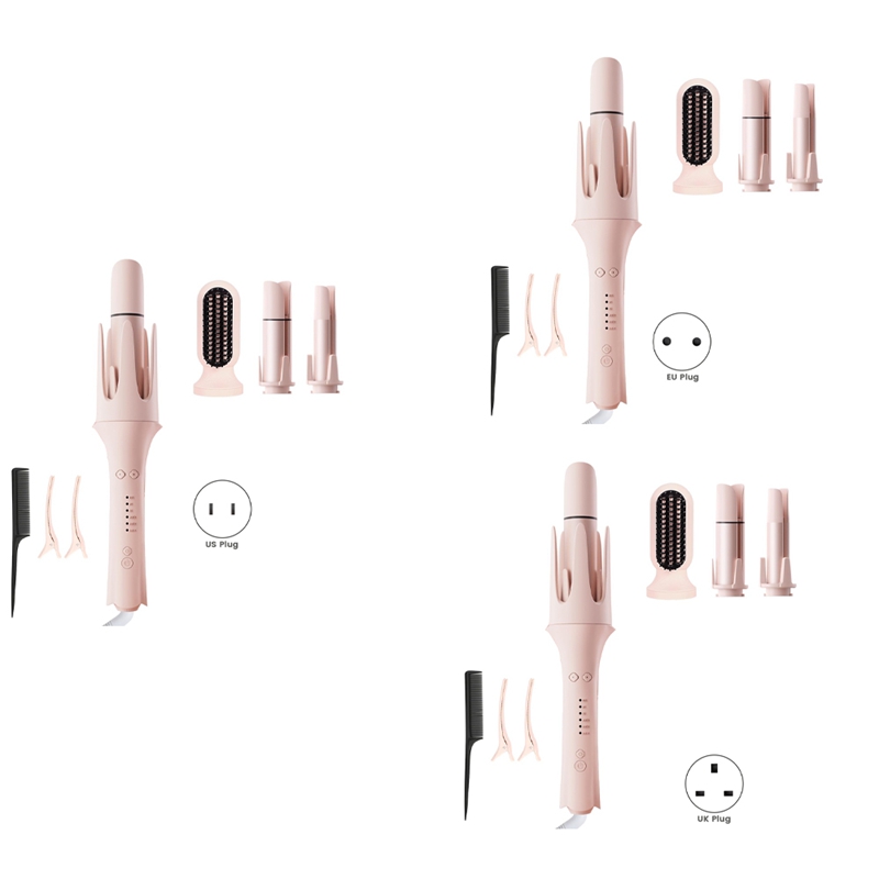 Automatic Curling Iron for Home Use with Multiple Curling Iron Replacement Heads and A Straightening BrushNew Year Special - 2