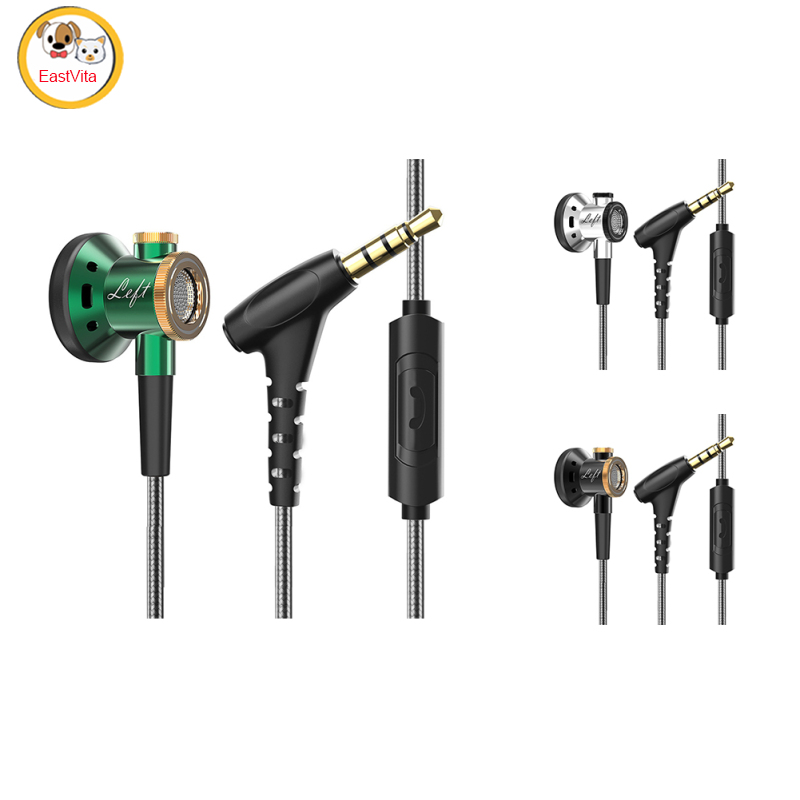 D08 Wired Earbuds In-Ear Headphones Flat Head Earplug Wired Earbuds HiFi Sound Earphones For Women Men ราคา 169 บาท*ส่งฟรี