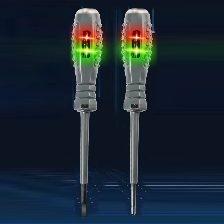 Bút thử điện đa năng có đèn led báo hiệu kèm tua vít