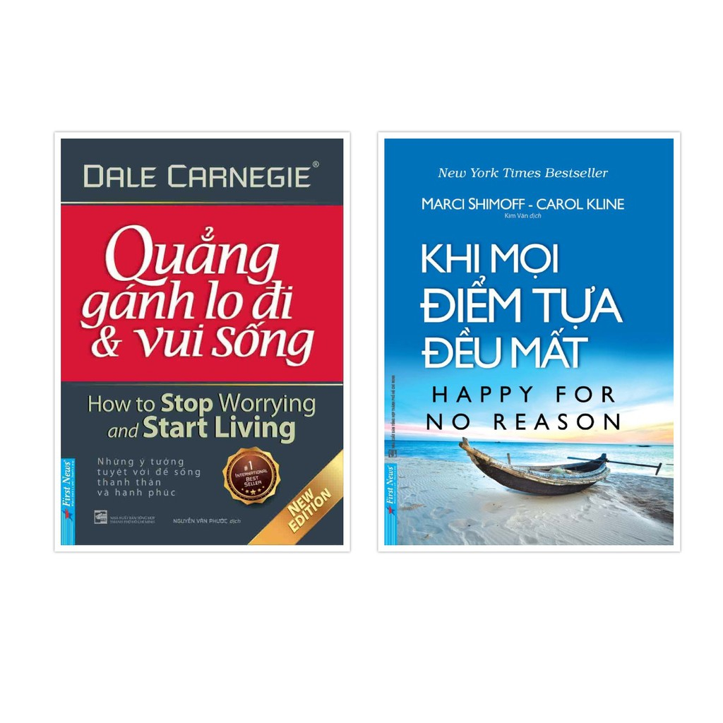 Sách - Combo Quẳng gánh lo đi & vui sống + Khi mọi điểm tựa đều mất