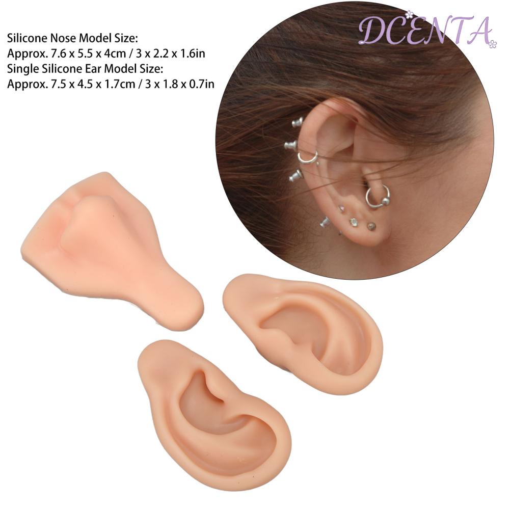 DCENTA แบบจำลองการเจาะจำลองผิวหนังมนุษย์จำลองซิลิโคนอเนกประสงค์รุ่นเจาะแบบนุ่มสำหรับร้านเสริมสวยสำหรับครู ราคา 593 บาท*ส่งฟรี