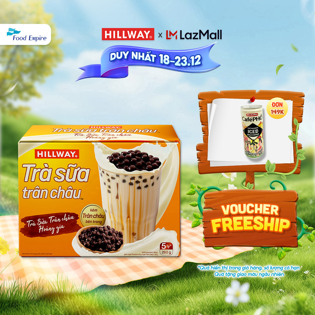  Trà Sữa Trân Châu Hoà Tan - Hillway - Vị Truyền Thống 