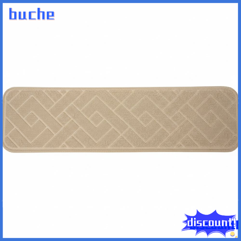 BUCHE 1pc Không trượt Bậc thang Tự dính 8x30 inch Thảm trải cầu thang Hợp thời trang Giảm tiếng ồn Thảm cầu thang dùng trong nhà