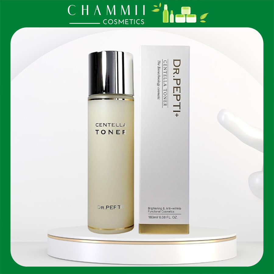 Toner Dr.Pepti Centella Toner 180ml Dưỡng Da Căng Bóng Chính Hãng Hàn Quốc