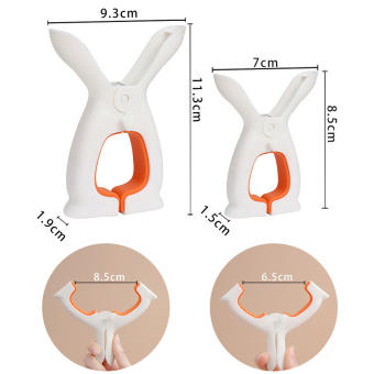 Kẹp phơi quần áo kẹp chăn bông kẹp chống gió ban công đa năng kẹp giữ chăn phơi tai thỏ dễ thương
