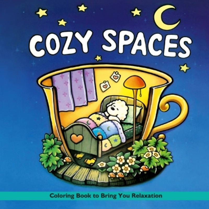 【COD】Little Corner Cute and Comfy Coloring Book for Adults Cozy Hobby Painting Coloring DIY Books