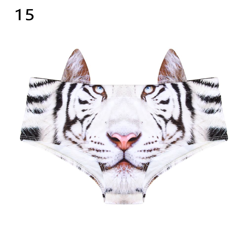 I-HALCYON nâng lên tóm tắt lợn Mèo 3D in động vật phụ nữ quần lót