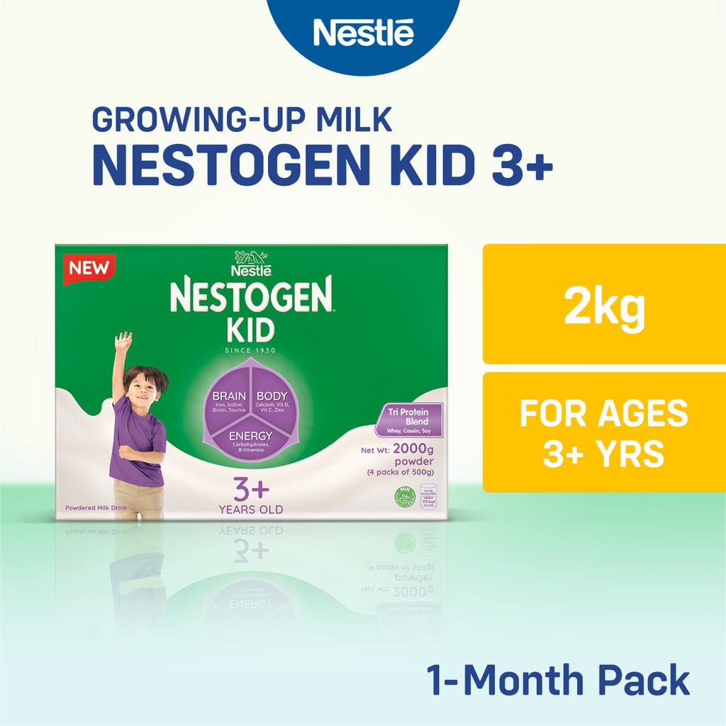 NESTOGEN KID 3+ Growing-Up Milk Powder For Children 3+ Years Old 2kg