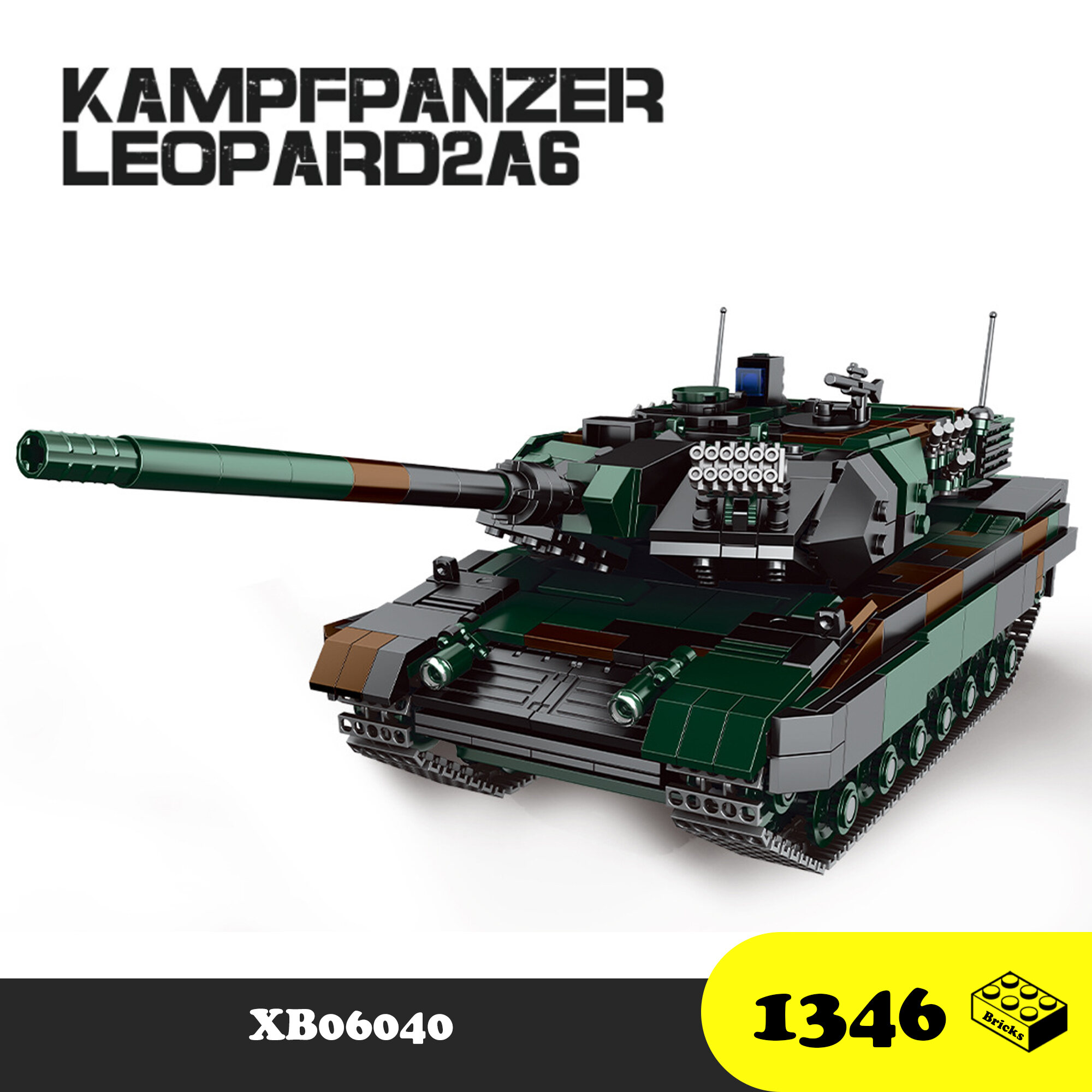 Đồ chơi Lắp ráp Xe Tăng Đức Leopard 2A6