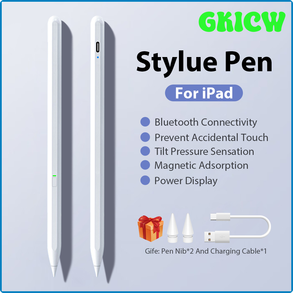 Kivhj bút chỉ điểm Bluetooth cho bút chì Apple iPad Pro 12.9 11 10 9 7 8 9 10 gen không khí 5 4 3 mi