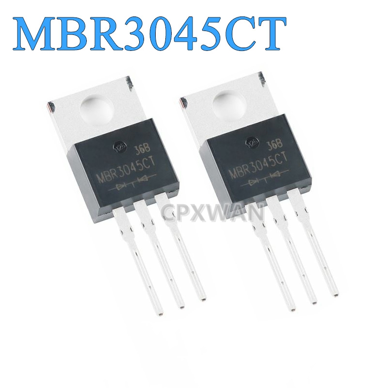 2pc SSI MBR3045CT Schottky Rectifying Diode TO-3 Package 30A 45V Heart ...