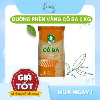 Đường phèn vàng trắng CÔ BA 1KG