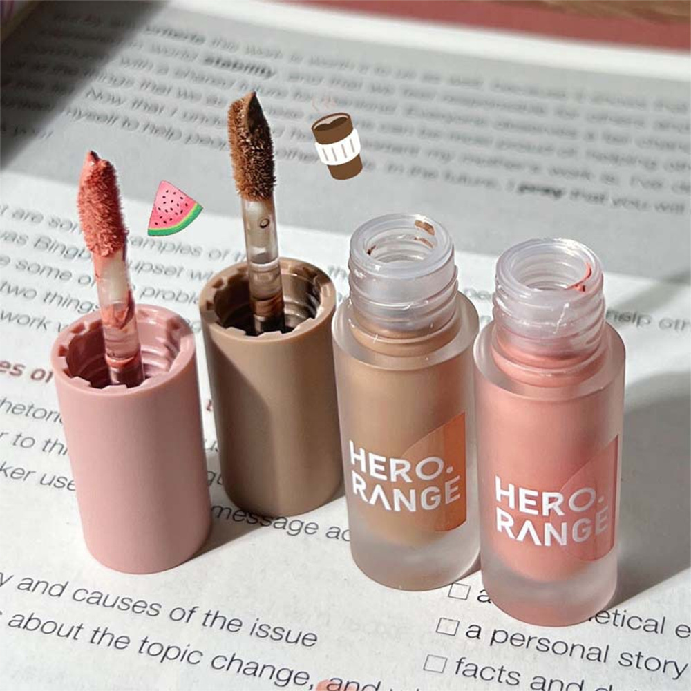 1 cái Make-up Chất lượng cao lỏng Eye Shadow Blush mỹ phẩm lỏng Trái Đất herorange màu đơn sắc