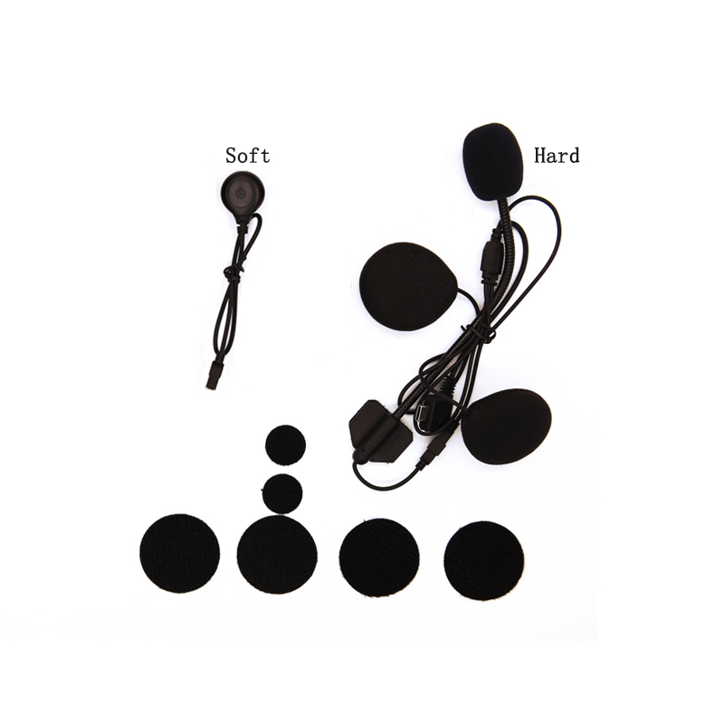 Grfqa Tai nghe bluetooth khi đi xe máy Phụ kiện 2 trong 1 mềm & cứng Tai nghe micro Type-C cho hysno