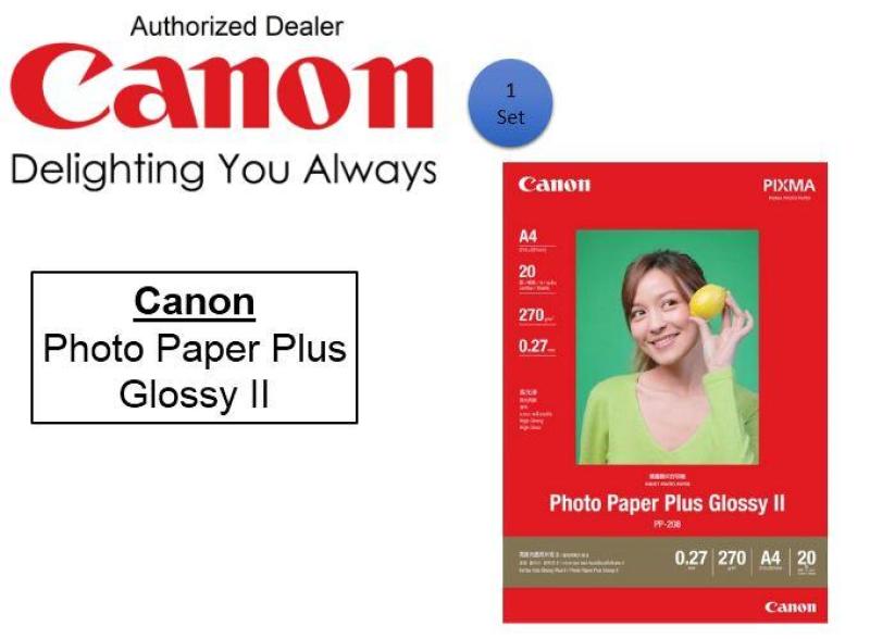 Canon Photo Paper Plus Glossy II, PP-208 A3 (20 sheets Pack) pp208 Singapore