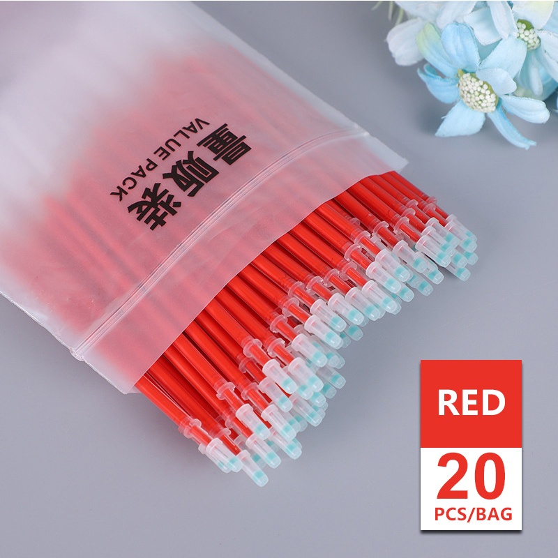 20PCS Isi Pulpen/REFILL TINTA GEL ISI ULANG TINTA PULPEN PENA GEL REFILL 0.5MM-Rabbit Stationery