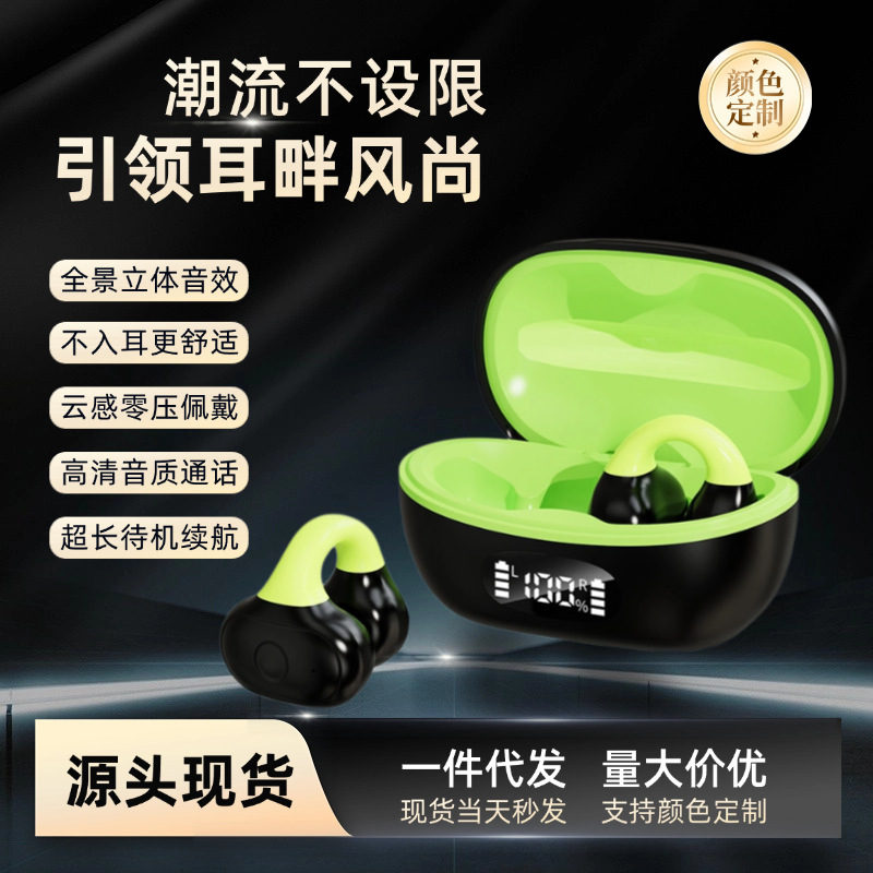 2024 New Ear Clip Earphones Open, In Ear, High Sound Quality, No Leakage, Long Battery Life, Wireless Bluetooth Replacement Earbuds ราคา 309,642 บาท*ส่งฟรี