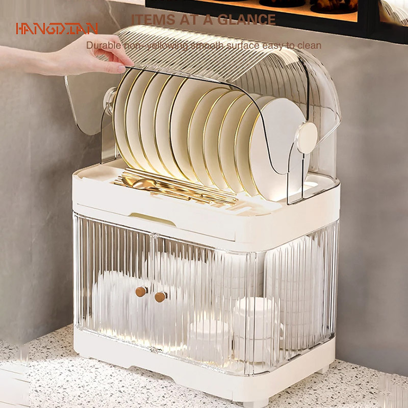 Drain cupboards, plates, dishes, tableware, household bowl racks, shelves, chopsticks, organizers, multi-layer storage boxes ราคา 1,062 บาท*ส่งฟรี