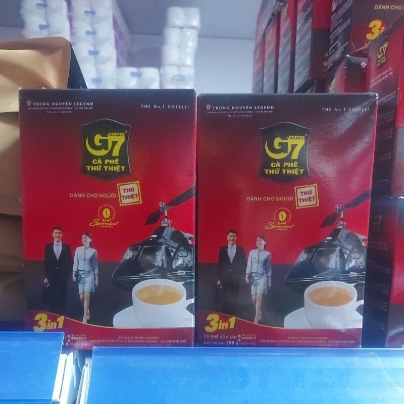 Cà Phê Trung Nguyên G7 3in1 Hộp 288g (16g x18 gói) Cafe Trung Nguyên