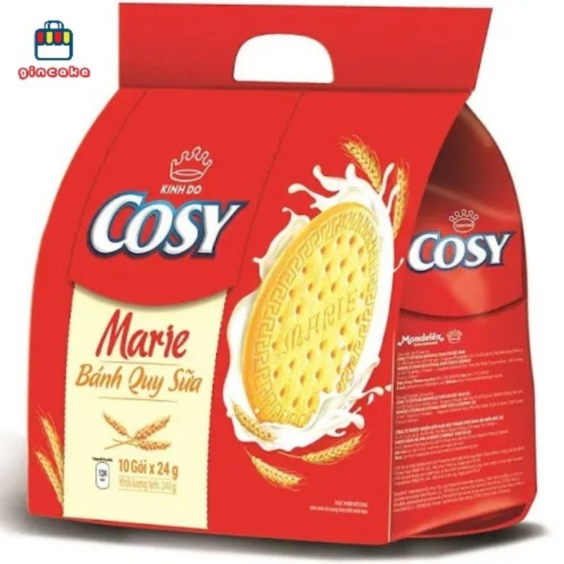 Bánh Quy Sữa Cosy Marrie 240g  10 gói x 24g