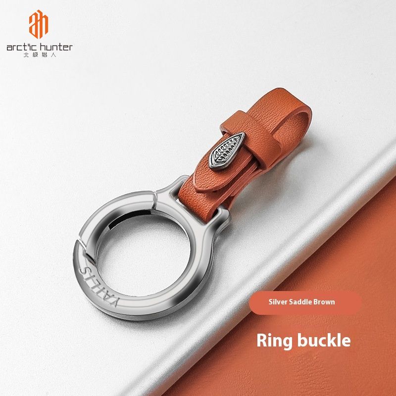 ARCTIC HUNTER Độc đáo đơn giản sáng tạo vòng xâu chìa khóa xe hơi của nam giới mặt dây chuyền móc chìa khóa móc chìa khóa hợp kim kẽm Móc Chìa Khóa thắt lưng Vòng
