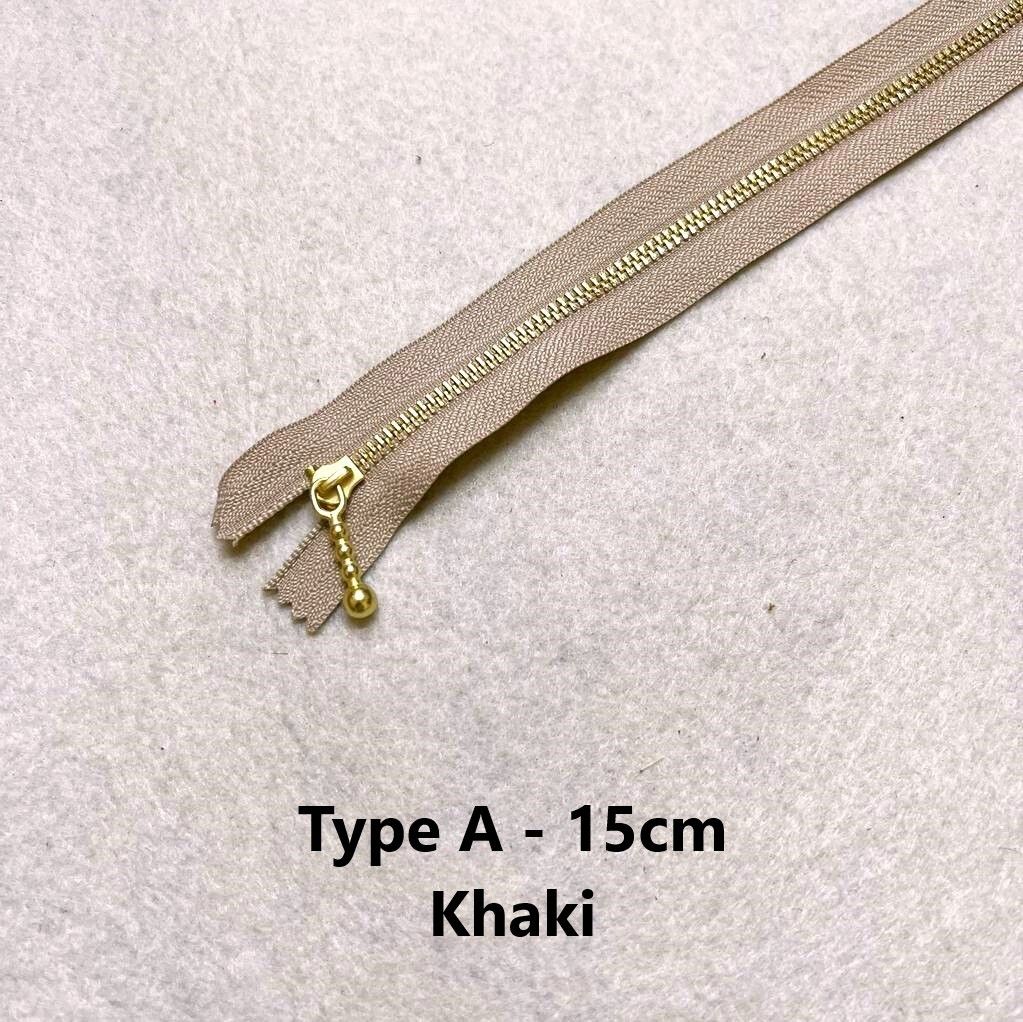 Zip Metal #3 Closed End Metal Nylon Zippers 闭尾拉链 DIY Bag Accessories Craft Crochet Knitting