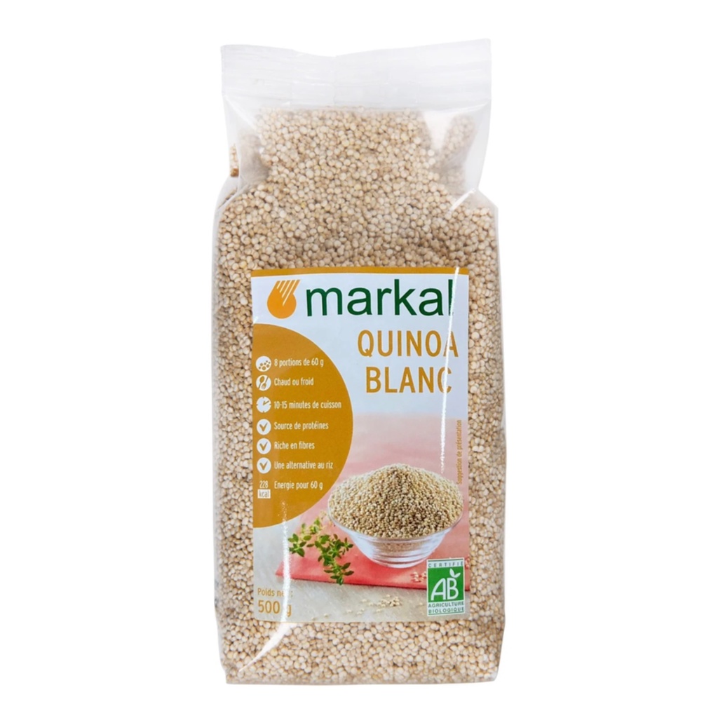 Hạt Diêm Mạch Trắng Hữu Cơ, Organic White Quinoa 500g