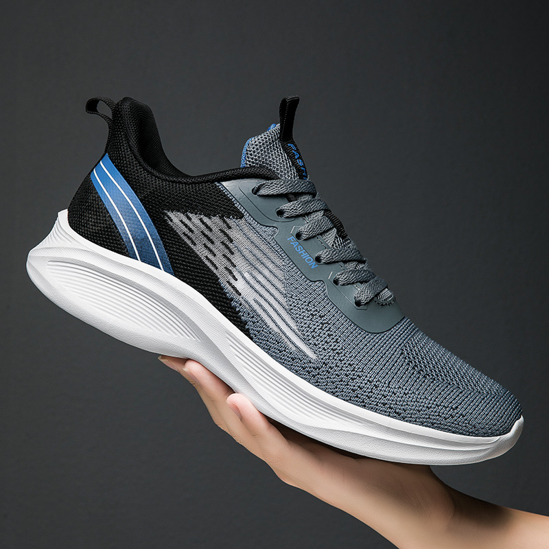 Sports Shoes for Men and Women Fly Woven Running Shoes Breathable Lightweight Fashion Trend Student Sport Sneaker Unisex - 3