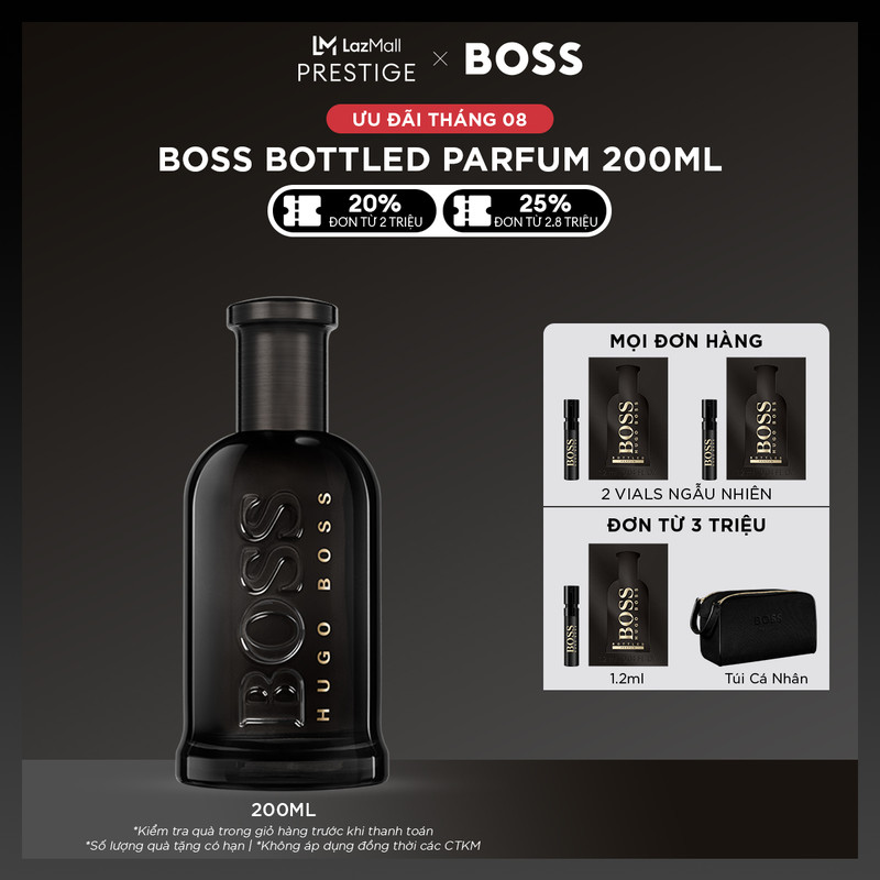 Nước hoa nam boss bottled parfum 200ml