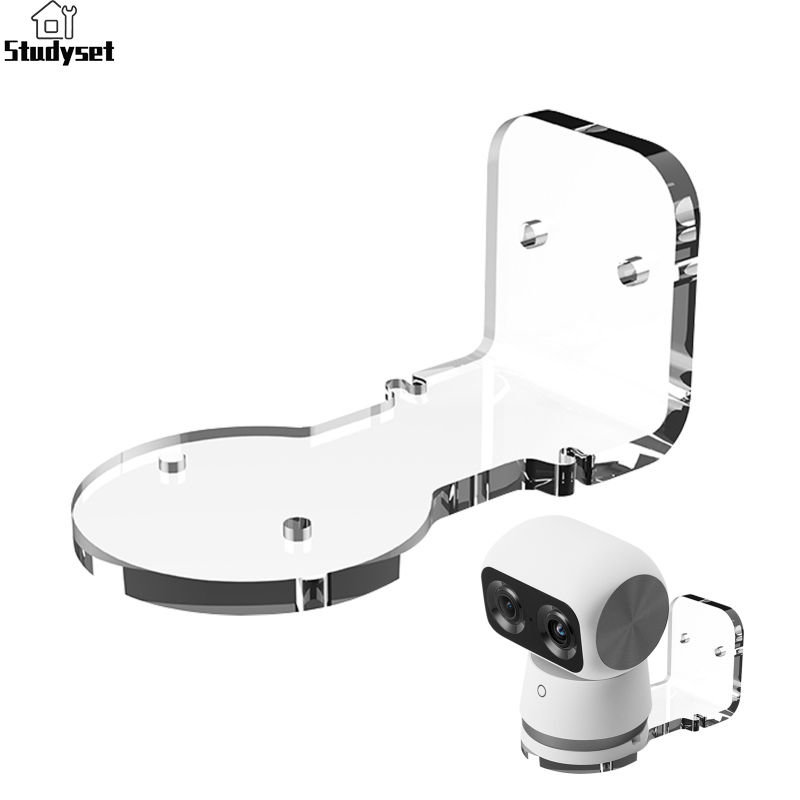 Studyset in stock Camera Mount Bracket Acrylic Camera Wall Mount Bracket Door Mount Easy To Install Security Cameras Mounting Stand Compatible for Eufy S350 Camera ราคา 242 บาท*ส่งฟรี