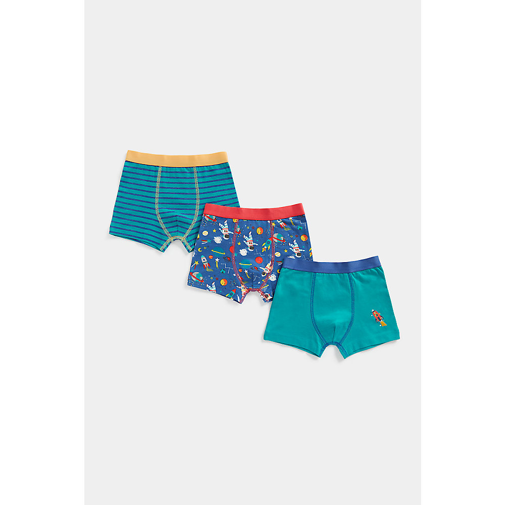กางเกงในเด็กผู้ชาย Mothercare Space Trunk Briefs - 3 Pack EA857 ราคา 553 บาท*ส่งฟรี