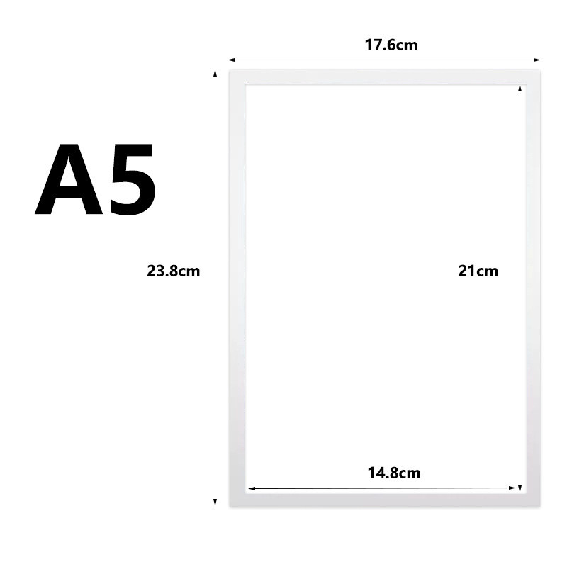 A4/A5/A6/8K Bingkai Foto Magnetik Bingkai Sertifikat Foto Bingkai Stiker Dinding Bingkai Magnetik