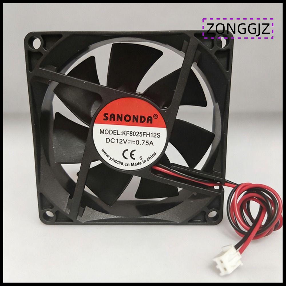 ZONGGJZ MALL 255 DC8025 12V พัดลมระบายความร้อนแบบไม่มีแปรง DC หลายสไตล์ 808025มม. ไฟ LED เครื่องอบ 12V เครื่องมือความงาม คุณภาพสูง โบลเวอร์เทอร์โบแบบแรงเหวี่ยง ราคา 57 บาท*ส่งฟรี