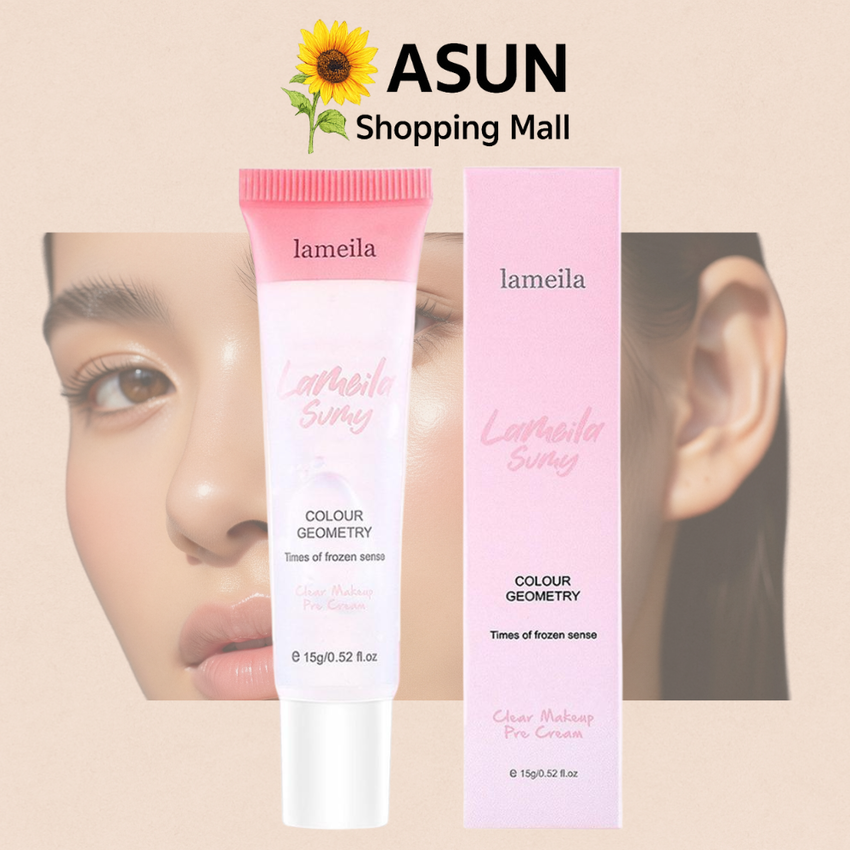Kem Lót Lameila Colour Geometry 15g Mịn Da, Che Lỗ Chân Lông, Kiềm Dầu Hiệu Quả Cho Lớp Nền Hoàn Hảo