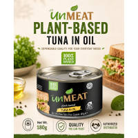 VEGAN : UNMEAT Plant-based TUNA in OIL  Style 180g